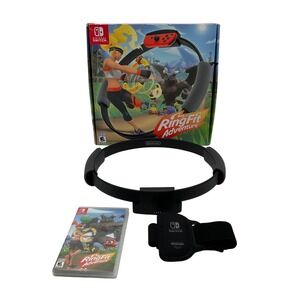 Nintendo Switch - Ring Fit Adventure (2019) Game Bundle w Ring-Con & Leg Strap